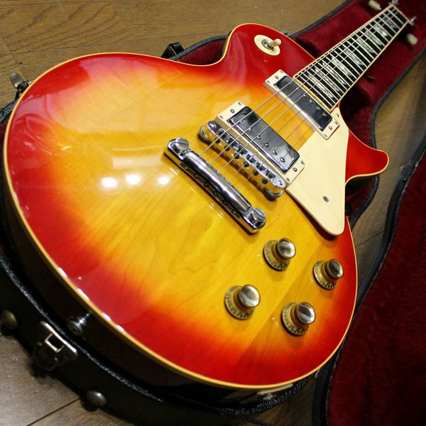 

les standard cherry sunburst 1978 vintage usa electric guitar,