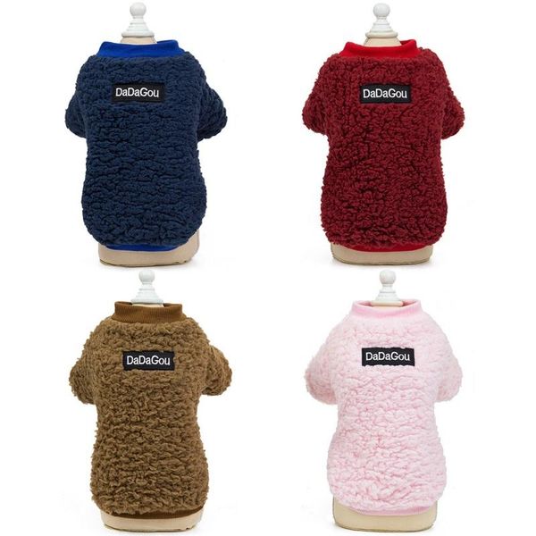 

dog apparel soft fleece clothes winter puppy outfit chihuahua pet clothing for small medium coat hoodie warm #