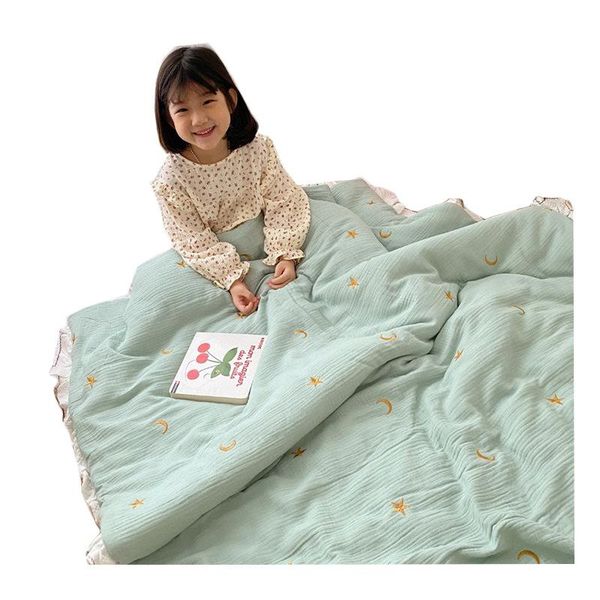 

blankets & swaddling winter thick baby quilts bedding embroidery blanekt princess cotton swaddle blanket super soft stroller crib