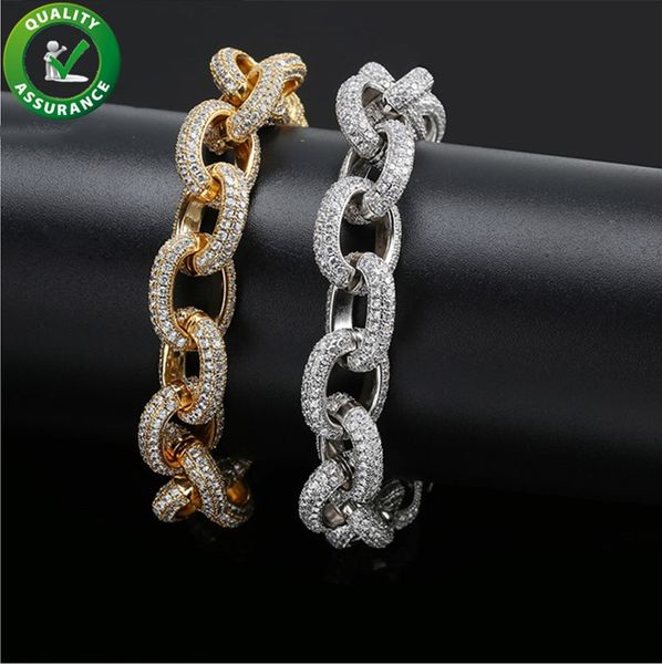 

mens bracelets luxury designer bangles hip hop jewelry pandora style charms gold lucky iced out chains diamond tennis bracelet wedding love, Black