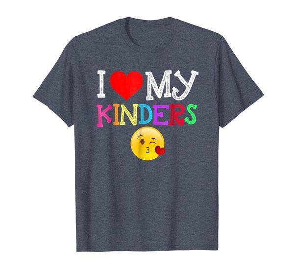 

I Love My Kinders - Kinder Crew Kindergarten Teacher T-Shirt, Mainly pictures