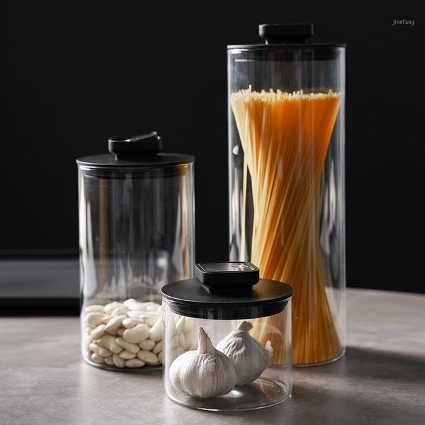 

storage bottles & jars kitchen bottle borosilicate glass sealed food tank nut moisture-proof milk powder