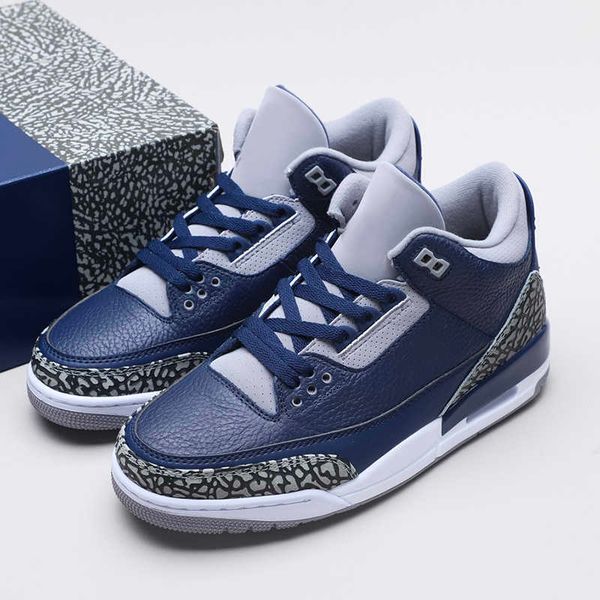 

jumpman 3 midnight navy basketball shoes classical 3s designer fashion sport running shoe with box