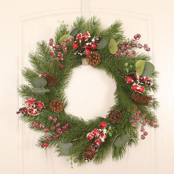 

wreath reusable wall hanging garland for christmas #w0 decorative flowers & wreaths