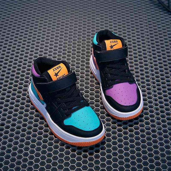 

mandarin duck boys' sports , new children's casual in autumn 2020, girls' upper board shoes, Black