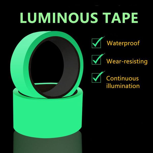 

wall stickers luminous tape stair fire warning sticker bar fluorescent light storage waterproof and wear resistant
