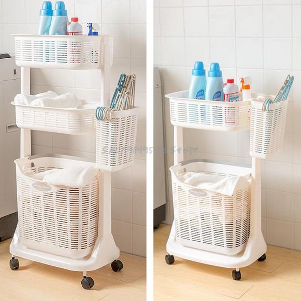 

laundry bags imported basket, washing frame, pulley storage basket