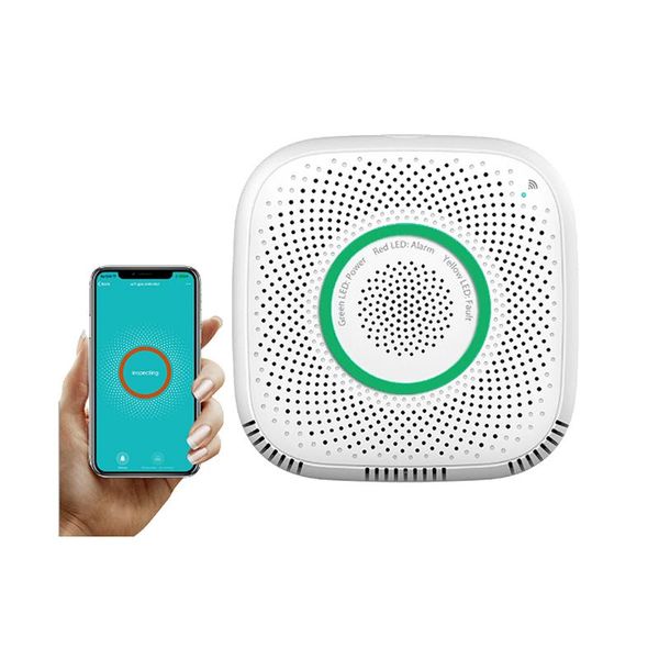 

smart home control tuya wifi gas detector alarm linkage