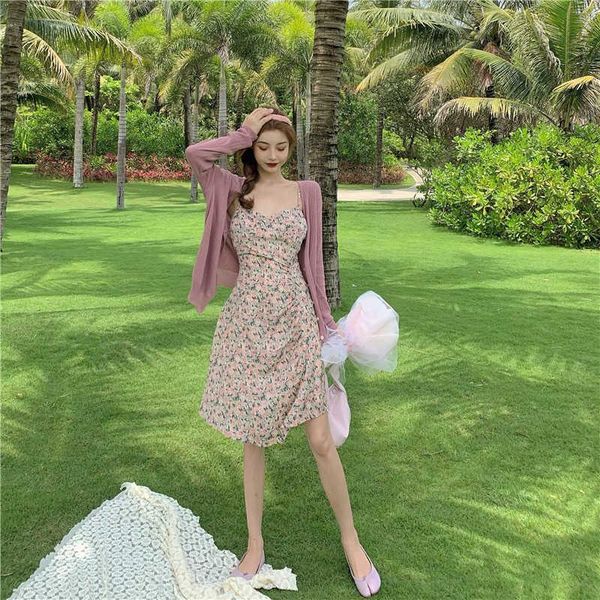 

casual dresses cmaz for women summer 2021 korean style, Black;gray