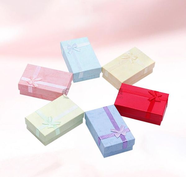 

boxes packaging display jewelry 5 x 8 x 2.7cm gift present case rectangle earring ring bracelet necklace jewelry box jllbps, Black;white