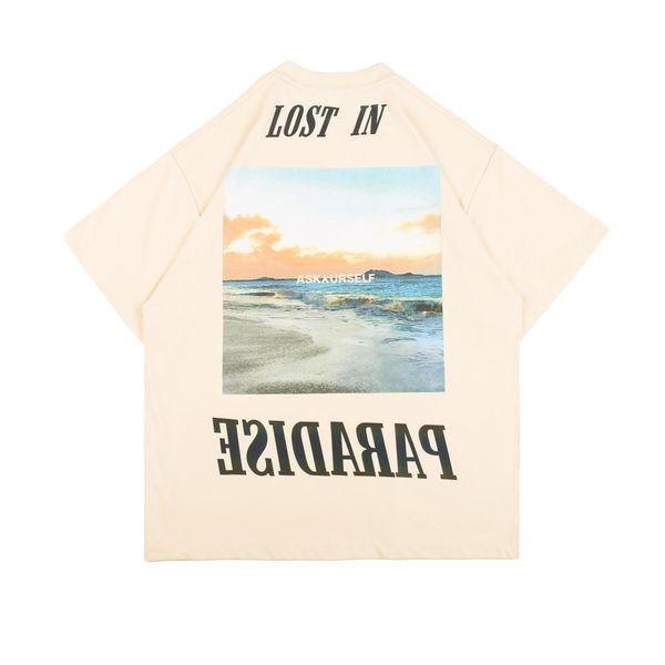 

21ss washed t shirt cotton oversize tee streetwear men women, White;black