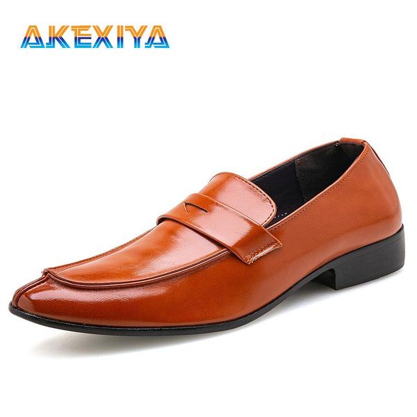 

dress shoes men classic leather formal outdoor breathable loafers fashion zapatillas hombre, Black