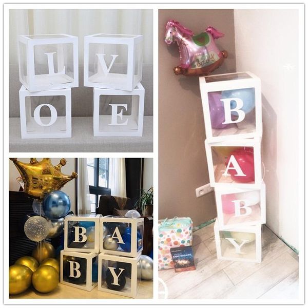 

party decoration wedding balloon transparen box birthday baby shower diy balloons accessory