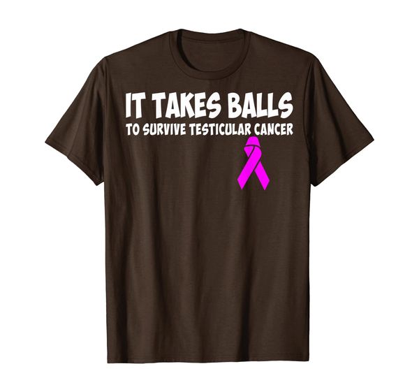 

It Takes Balls To Survive Testicular Cancer TShirt, Mainly pictures