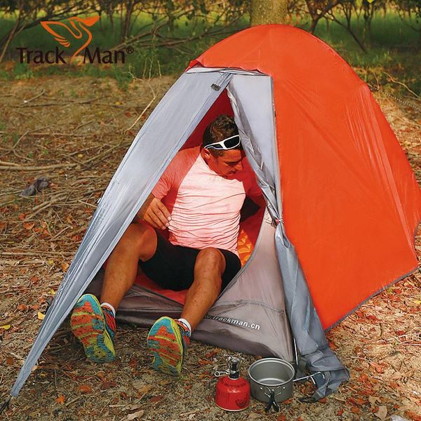 

trackman camping tent 1 person double layers 3 season outdoor have 2pattern 90cm width and upgrade pattern 100cm tents shelters