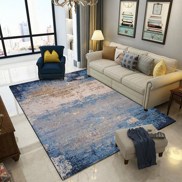 

carpets modern fashion abstract blue gray old retro living room bedroom bathroom kitchen door mat carpet custom