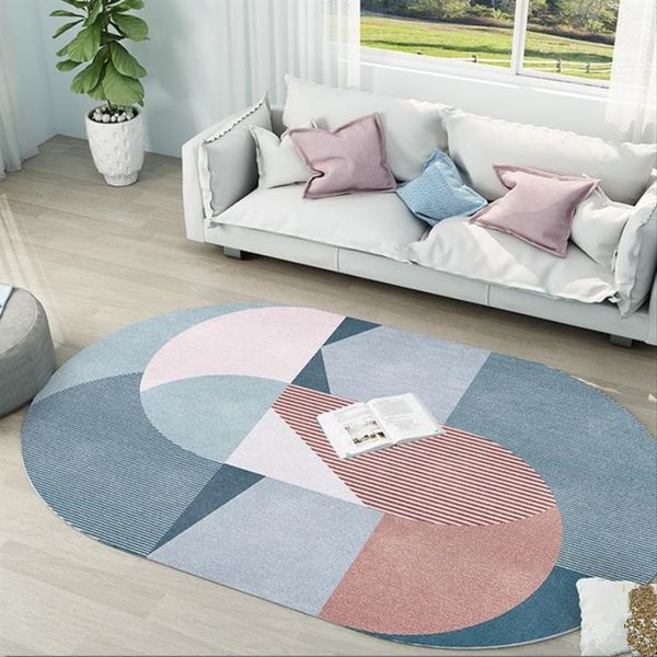 

oval nordic carpets for living room modern carpet bedroom sofa coffee table rug study room floor mat cloakroom brief area rugs