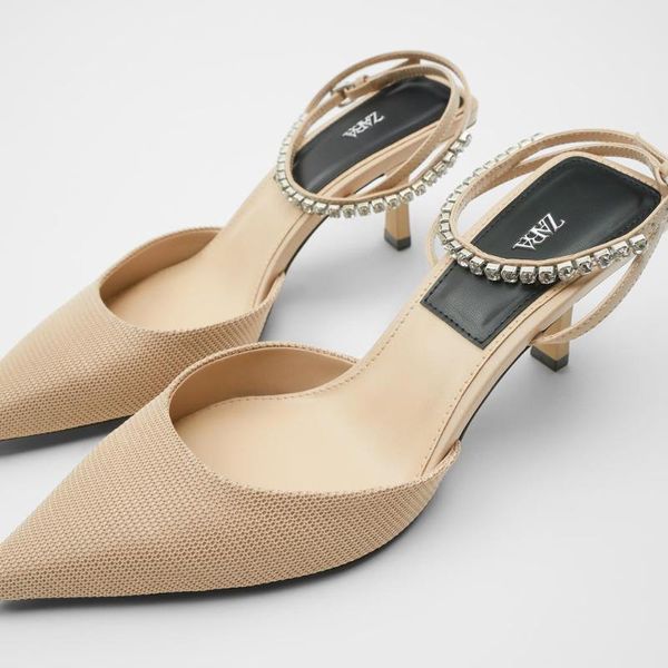 

summer fashion temperament women's sandals rhinestone stilettos single shoes, Black