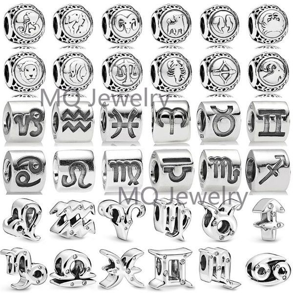 

other 13 modern and 100% 925 sterling silver twelve constellation women's jewelry fashion beads, wholesale