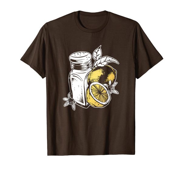 

lemon and salt t-shirt, White;black