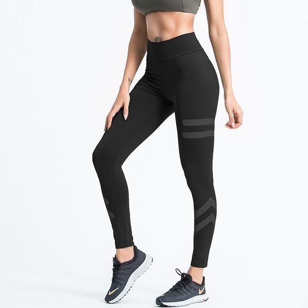 

women's shapers ladies high waist leggings tummy control fitness sports gym stretch trousers, Black;white