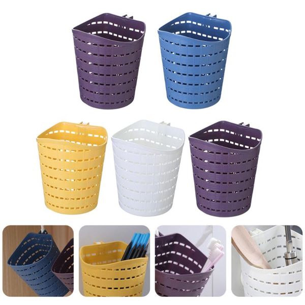 

5pcs multifunctional hanging bakset household sundries storage container baskets