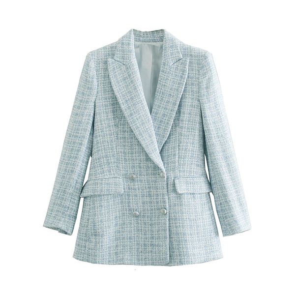 

women's suits & blazers female jacket za , blazer tweed, femme plaszcz, wiosenny damski, overcoat, plaid cznw, White;black