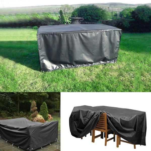 

waterproof furniture cover patio outdoor table and chair (black) covers