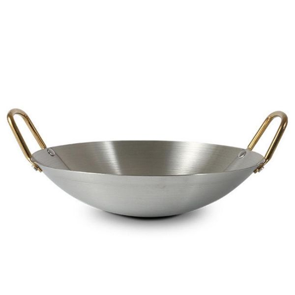 

pans thickened stainless steel pot household dry outdoor cooking chafing dish stove soup pan