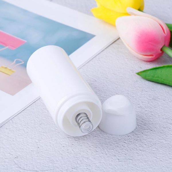 

15ml/30ml/50ml cosmetic refillable bottle empty plastic liquid bottles airless pump vacuum travel accessaries storage & jars