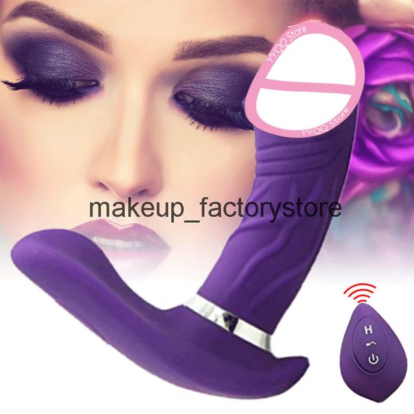 Massagem Wearable G-Spot Vibrador Vibrador Dildo Sem Fio Controle Remoto Vibração Calcinha Sexo Brinquedos Sexo Masturbação Clitórnio Estimulador Estimulador