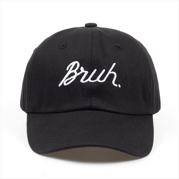 

simple alphabet bruh embroidery dad hat men women summer fashion baseball cap snapback hip hop hats wholesale, Blue;gray