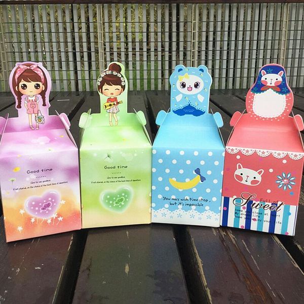 

gift wrap 20pcs creative styling cartoon candy packaging box children's day christmas birthday party favor