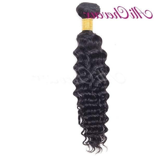 

virgin hair deep indian wave, Black