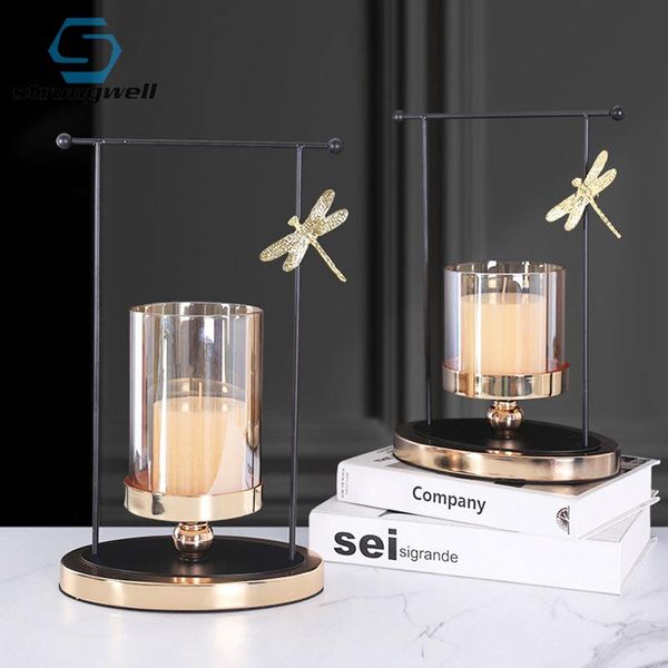 

candle holders strongwell european luxury dragonfly holder home living room decoration crafts romantic candlelight dinner candlestick