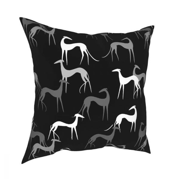 

sighthounds square pillow case cushions for sofa greyhound whippet dog awesome pillowcover home decor cushion/decorative