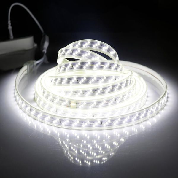 

strips smd 2835 ac220v led strip flexible light 180leds/m waterproof tape lights with power plug 1m/2m/3m/4m/5m/6m/7m/8m/9m/10m