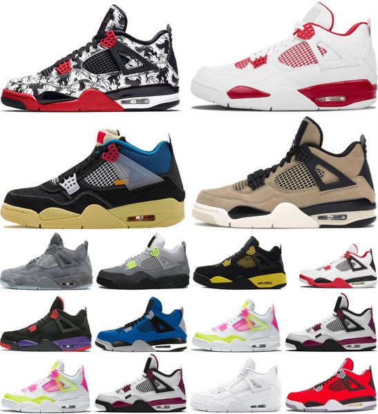 

white jumpman black basketball shoes purple cacutus sail cactus 4s bred union cat women men trainers sport sneakers