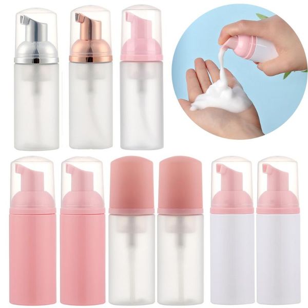 

storage bottles & jars 30/50/80/100ml plastic foaming bottle soap mousse liquid dispenser empty shampoo lotion bottling foam refillable