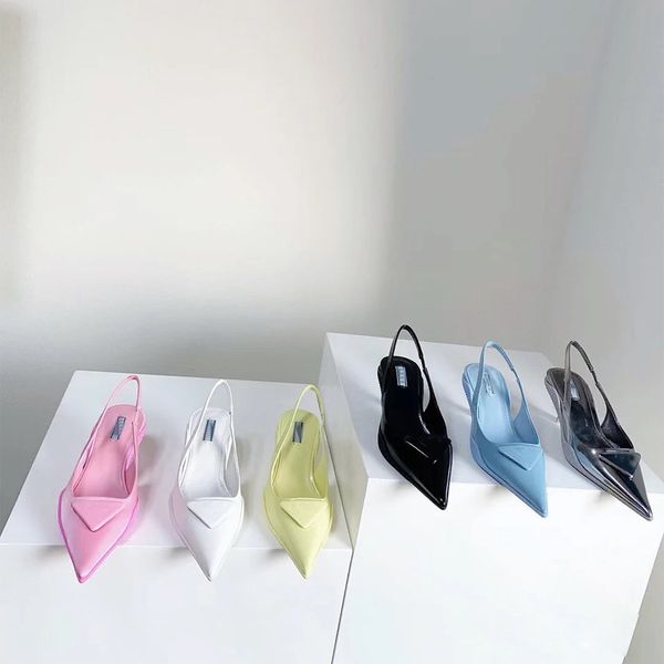 

sandals slippers baotou french sandals with small heels zly, Black