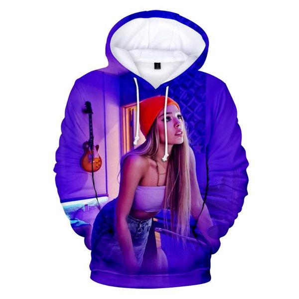 

men's hoodies & sweatshirts 2021 spring and autumn men's hoodie 3d printing singer character loose long sleeve fashion casual top, Black