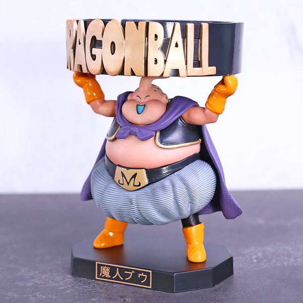 

Majin Buu Character Sign Tray Ashtray Fat Boo Cute Standing PVC Action Figure DBZ Majin Boo Kakarotto Collect Model