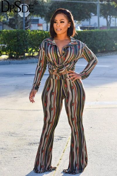 

two piece dress dpsde multicolor stripe streetwear women pieces set full sleeve casual autumn 2021 bodycon skinny long tracksuits, White