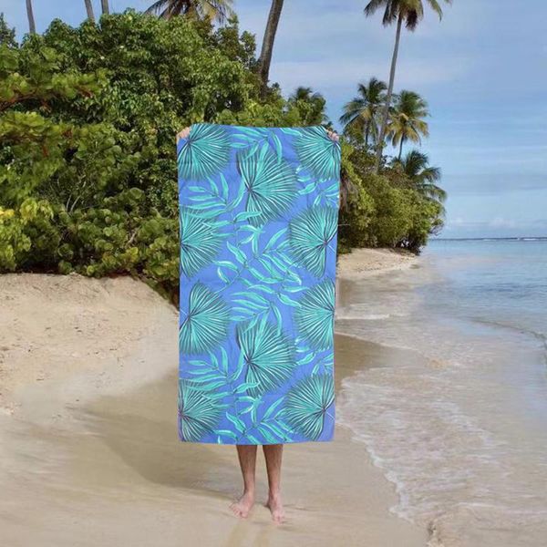 

towel 75x150 summer beach portable quick dry big towels with tape strong water absorption bath serviette
