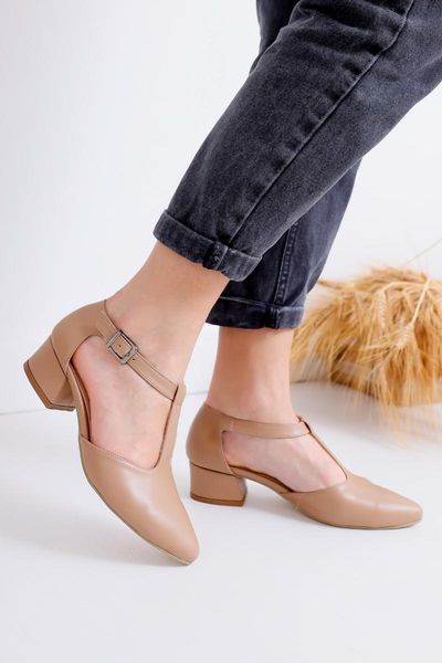 

dress shoes jane heels mink skin, Black
