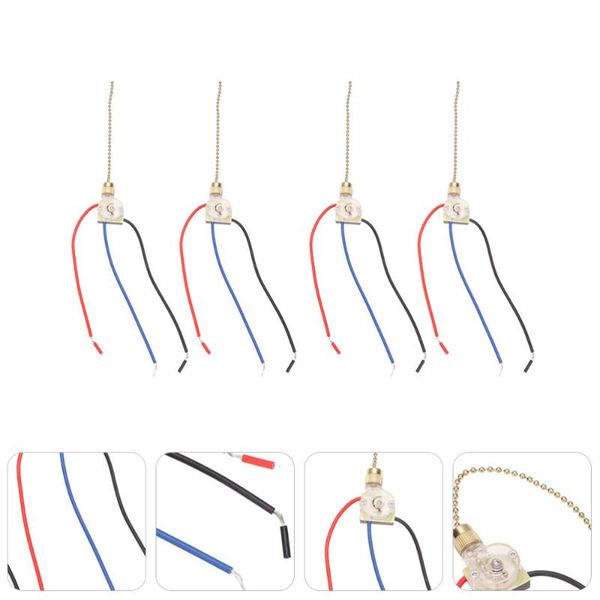 

smart home control 4pcs chain switch 3 gears adjustable controlling for ceiling fan