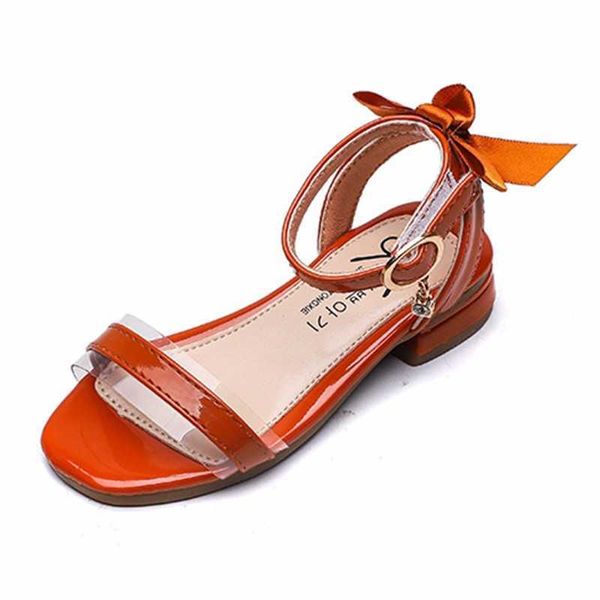 

elling designer summer new children beach shoes girls sandals little open toe flat casual fashion breathable princess classic luxury, Black