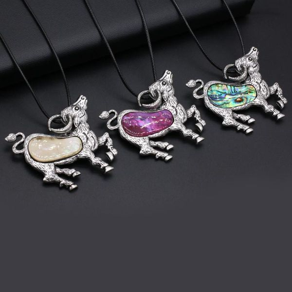 

pendant necklaces selling 2021 product natural alloy shell cow exquisite fashion necklace jewelry chain length 40+5cm, Silver