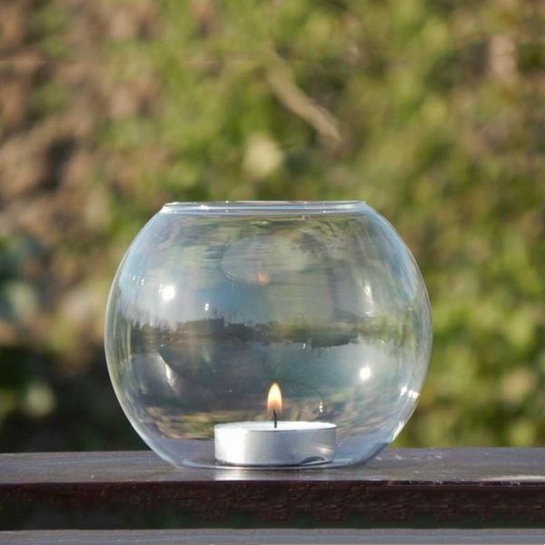 

candle holders diameter=8cm small size glass holder home decoration european table style wedding prop friend gift