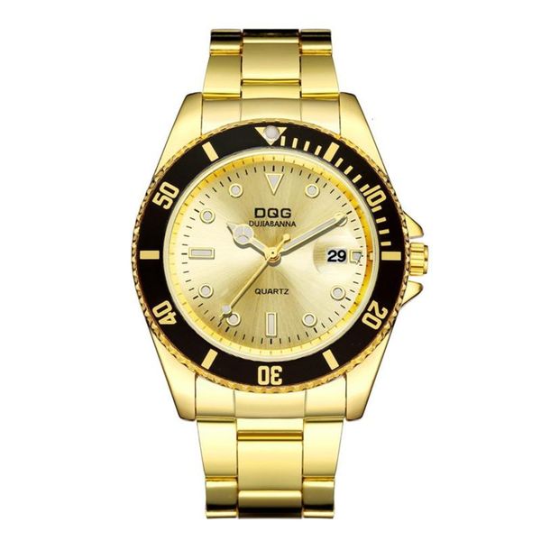

men's business designe quartz watches big dial atmospheric fashion gentleman's clock trend steel band watch 2021, Slivery;brown